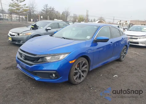 2020 Honda Civic Sport from USA, damaged, VIN 2HGFC2F87LH546581